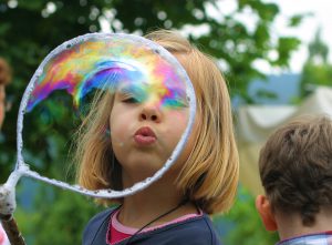 Seifenblasen machen Spa§